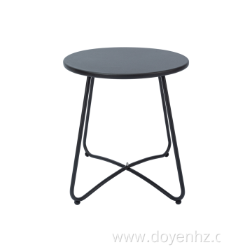 45cm Metal Round Outdoor Side Table